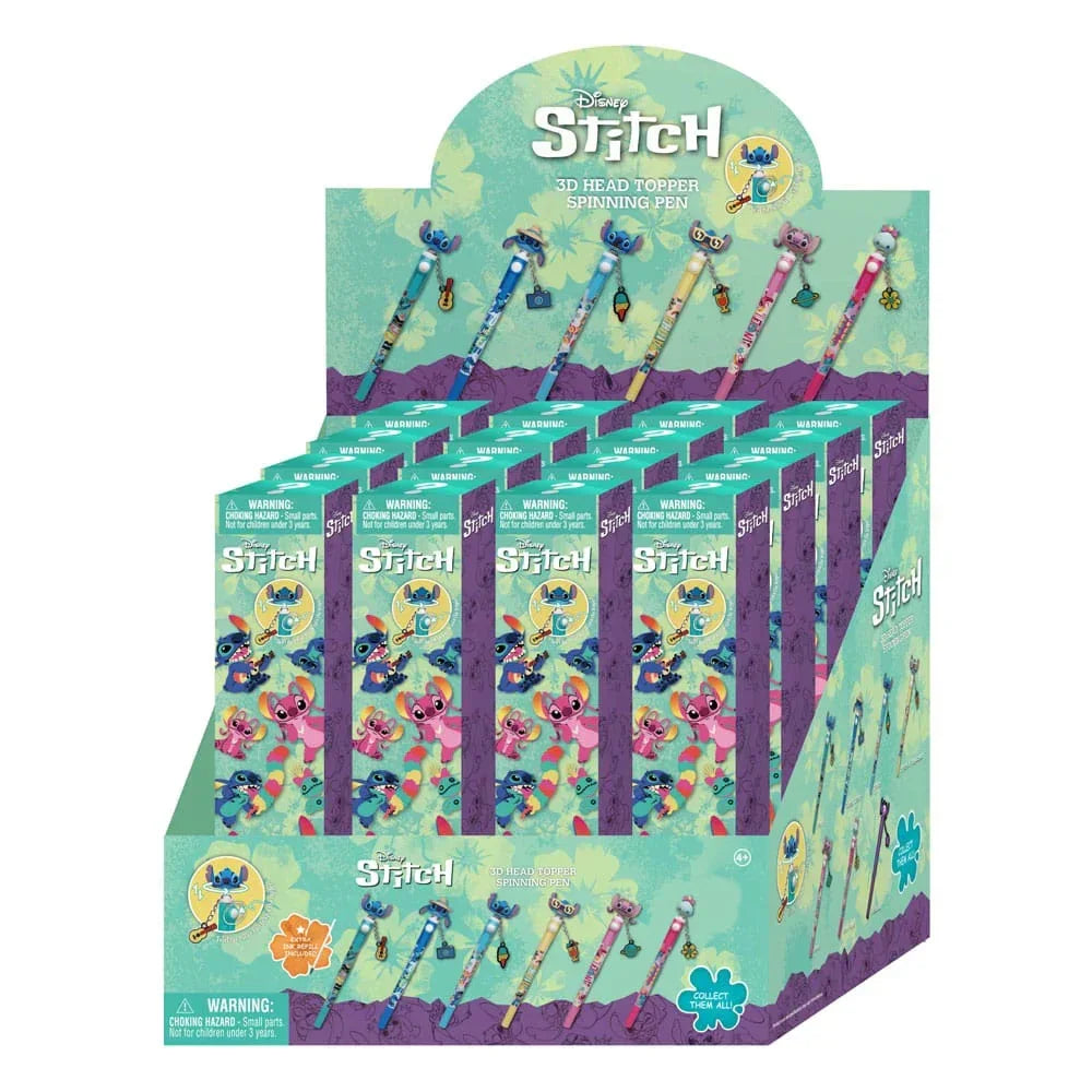 Stitch The Movie Stitch 3D Head Topper Spinning Pen Monogram Int.