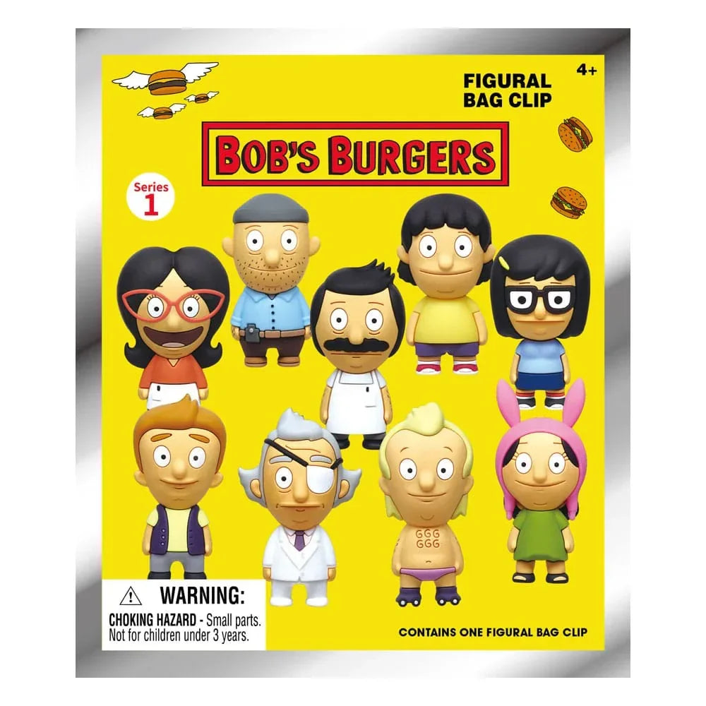 Bob's Burgers 3D Foam Bag Clips Serie 1 Display (24) Monogram Int.