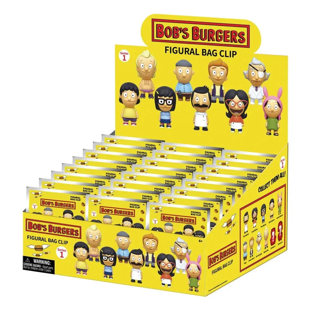 Bob's Burgers 3D Foam Bag Clips Serie 1 Display (24) Monogram Int.