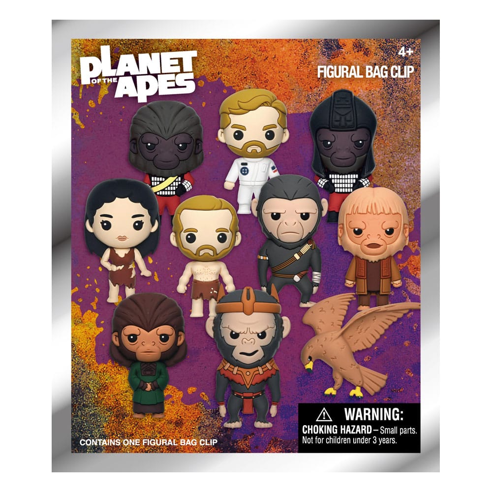 Planet of the Apes 3D Foam Bag Clips Series 1 Display (24) Monogram Int.