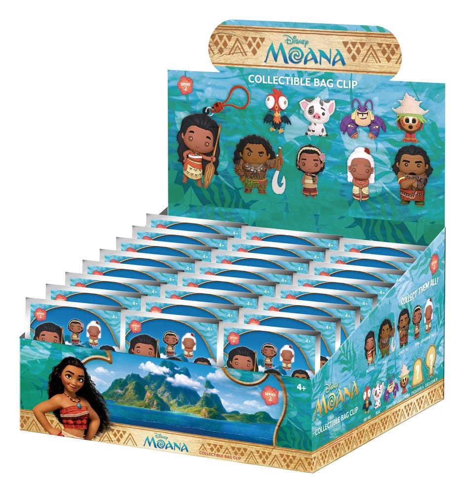 Moana 3D PVC Påsklämma Serie 2 Display (24)
