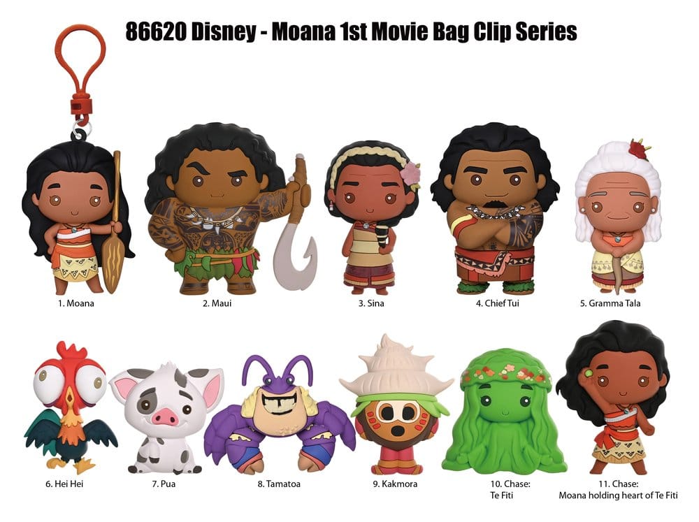 Moana 3D PVC Påsklämma Serie 2 Display (24)