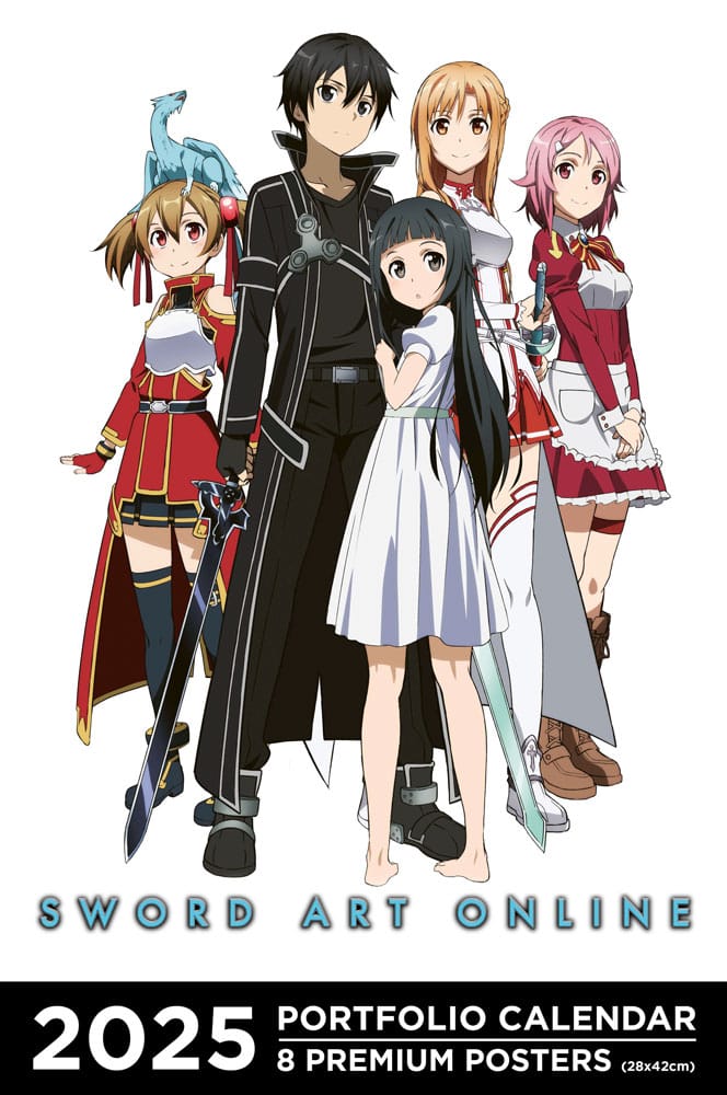 Sword Art Online Portfolio Kalender 2025 - Engelsk Version Ynnis Editions