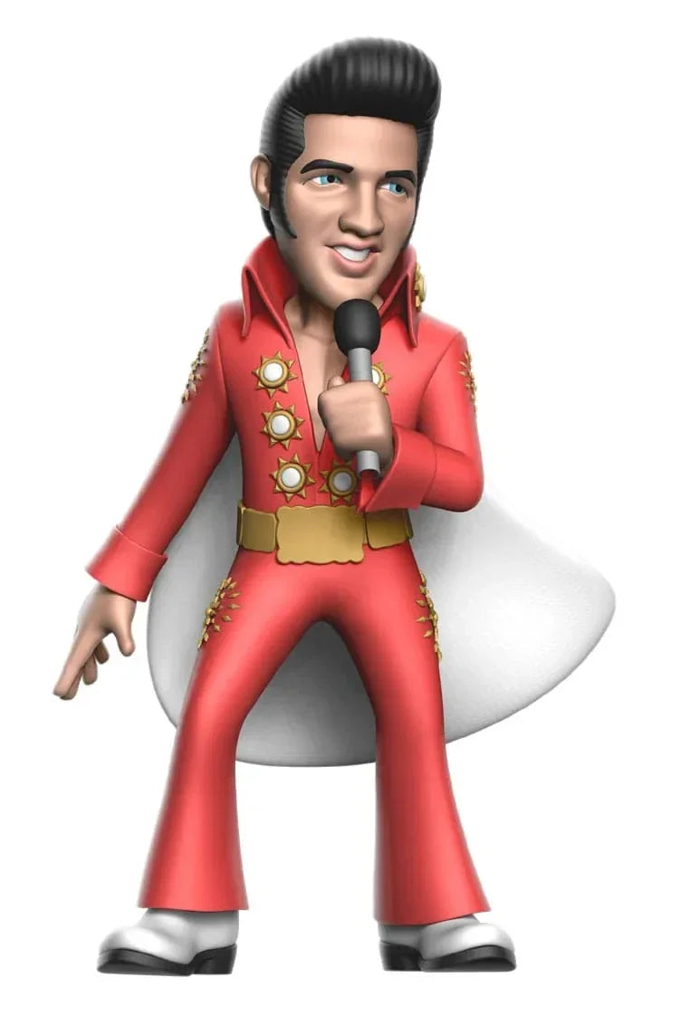Elvis Presley Minix Figur i Röd Dräkt 12 cm Minix