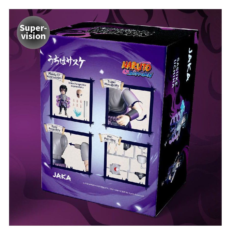 Naruto Plastmodellkit Sasuke Uchiha 12 cm Minix