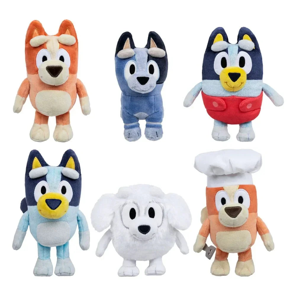 Bluey Gosedjur Bluey Basic 20 cm Assortment (10) Moose Toys