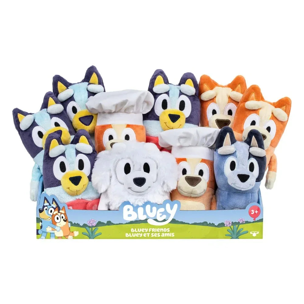 Bluey Gosedjur Bluey Basic 20 cm Assortment (10) Moose Toys