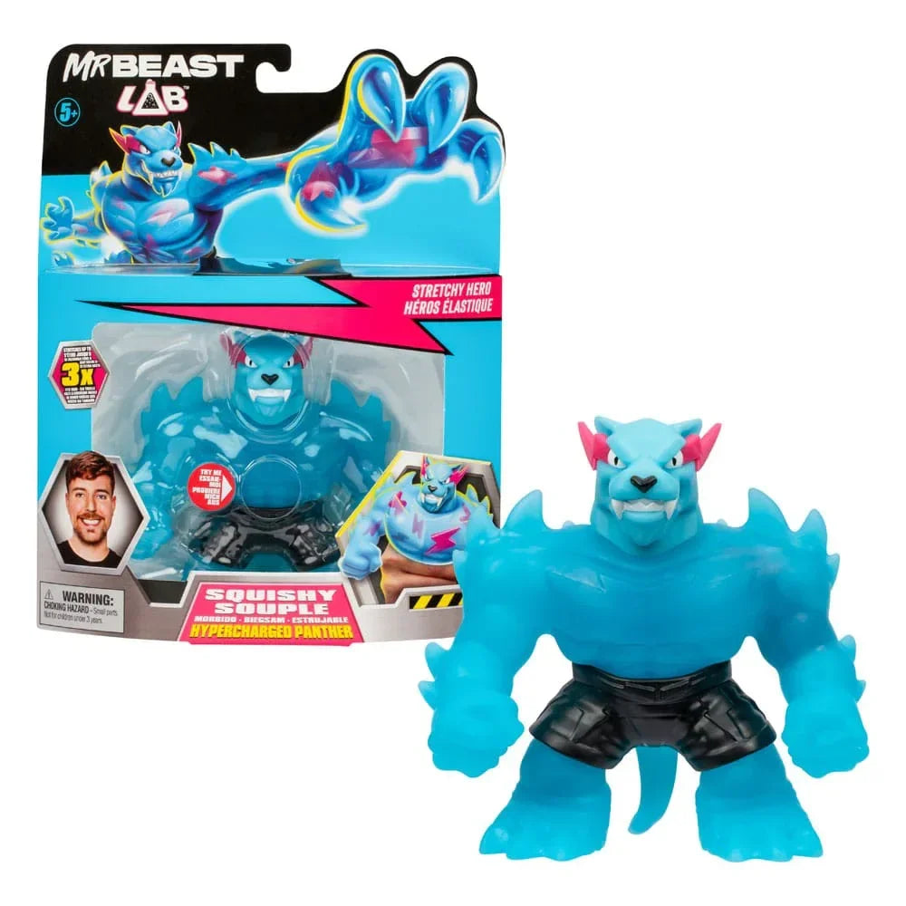 Mr. Beast Lab Goo Jit Zu Stretch Figur Hypercharged Panther 11 cm Moose Toys