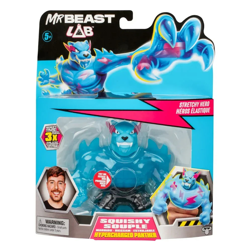 Mr. Beast Lab Goo Jit Zu Stretch Figur Hypercharged Panther 11 cm Moose Toys