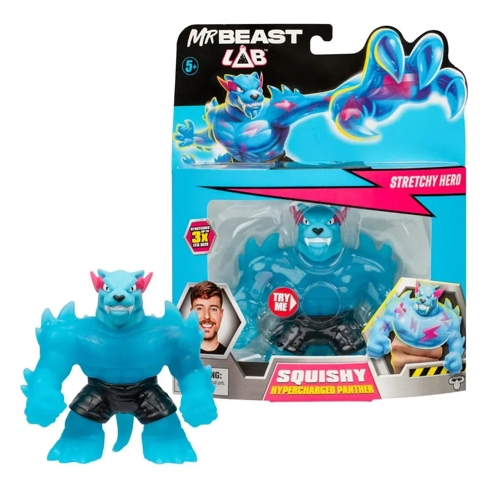 Mr. Beast Lab Goo Jit Zu Stretch Figur Hypercharged Panther 11 cm Moose Toys