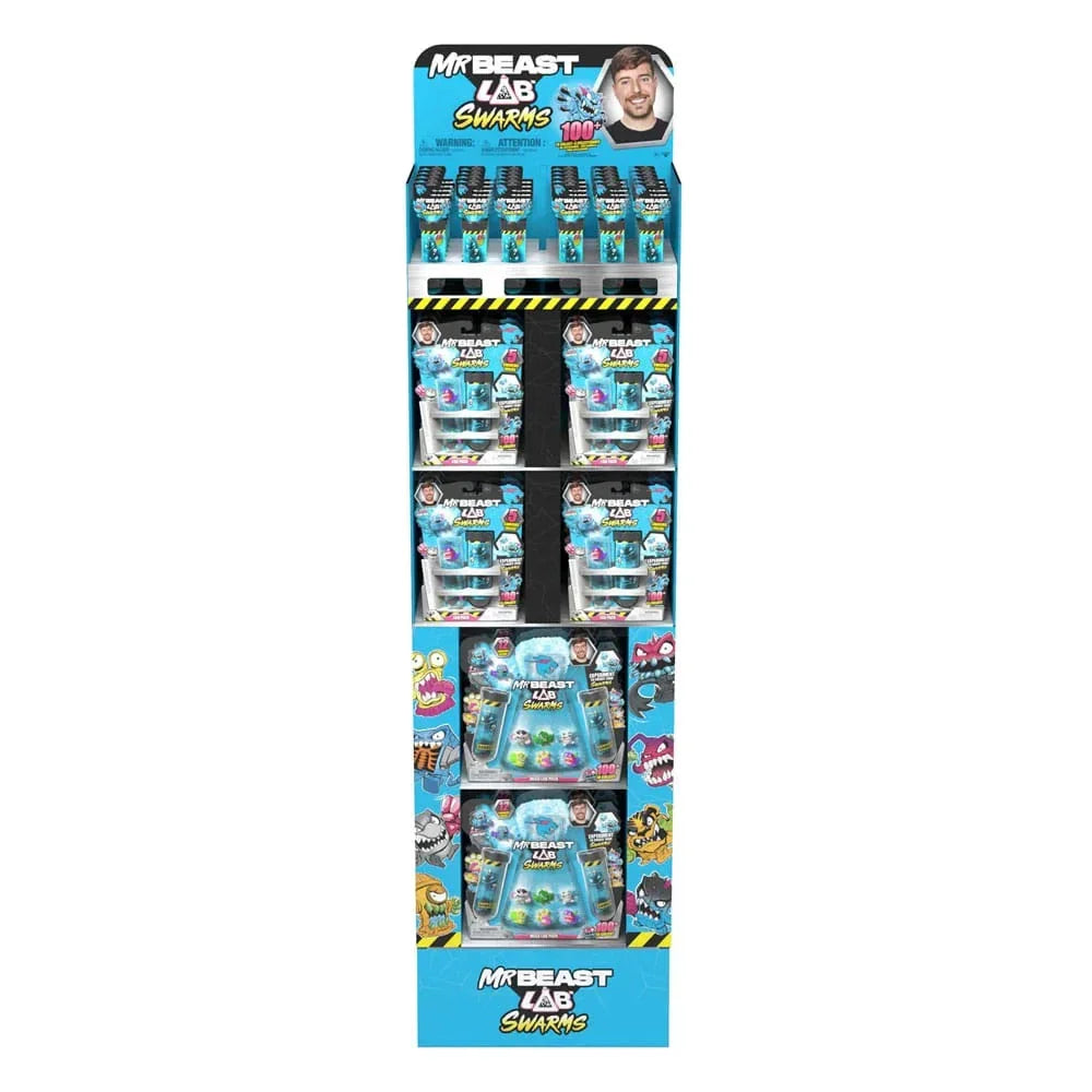 Mr. Beast Lab Swarms Mini Actionfigurer 12-pack 3 cm Display (50) Moose Toys