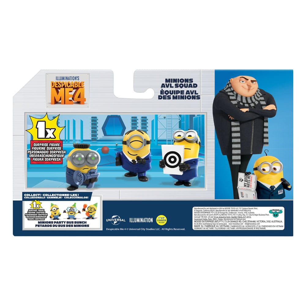 Despicable Me 4 Figur 4-Pack - 5 cm Moose Toys