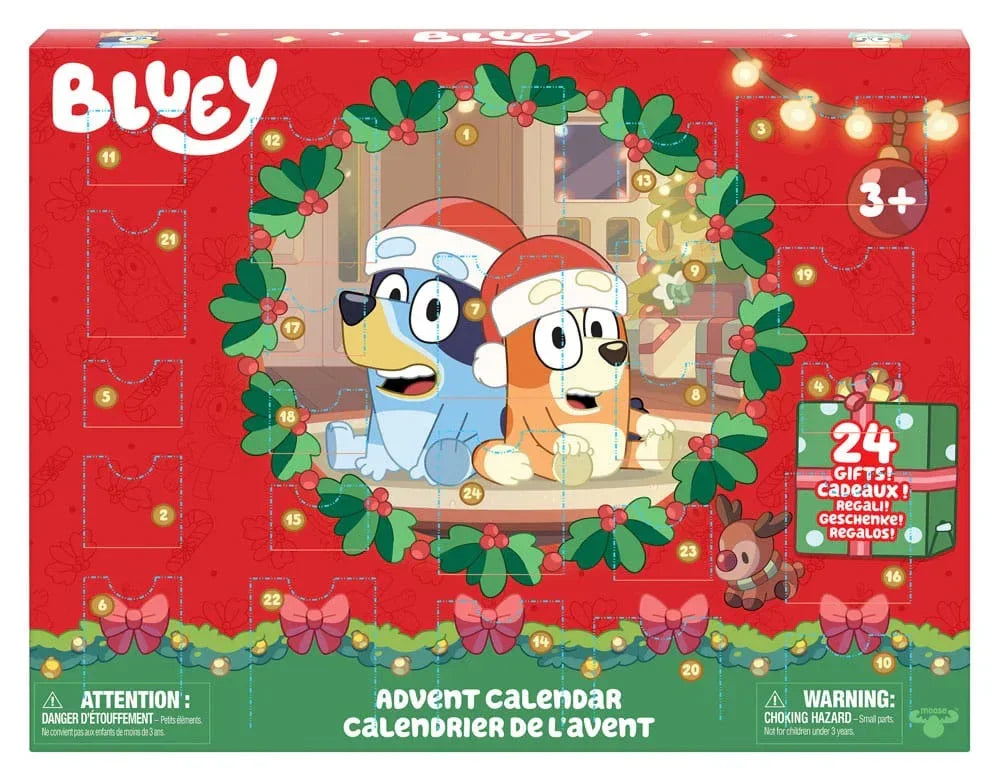 Bluey Advent Calendar Mini Figures Moose Toys
