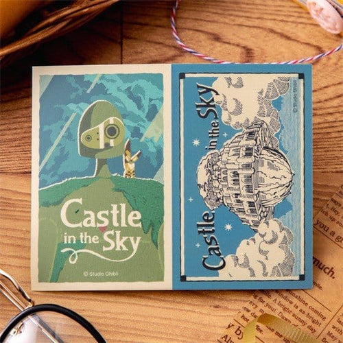Castle in the Sky-klistermärken Robot & Castle Laputa Retro