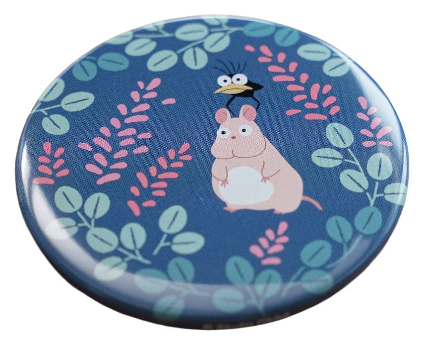 Spirited Away-nål Boh Mus och Fågel 5 cm