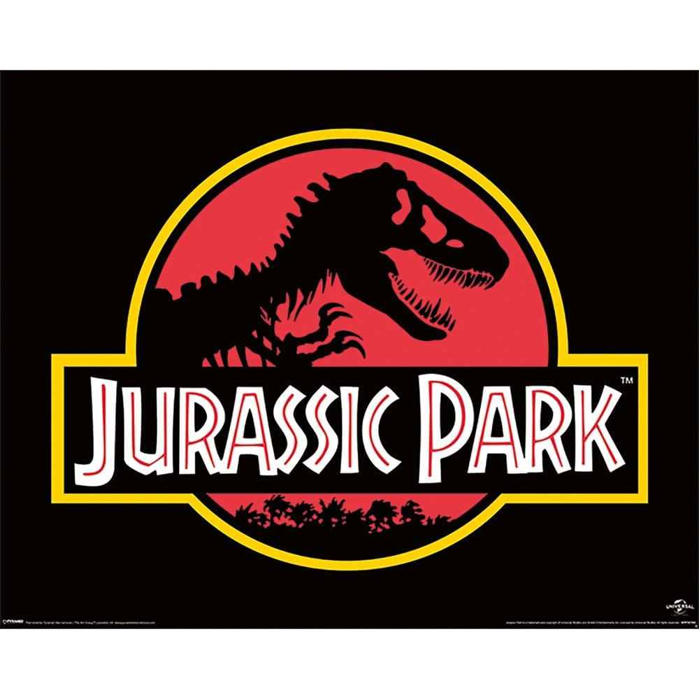 Jurassic Park Mini Poster (Klassisk Logotyp) 40 x 50 cm