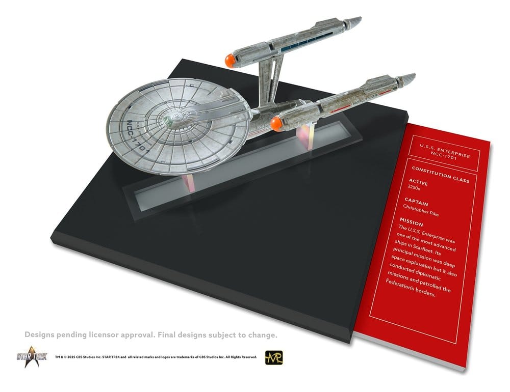 Star Trek Die-Cast Model U.S.S. Enterprise NCC-1701 (Strange New Worlds) 10 cm