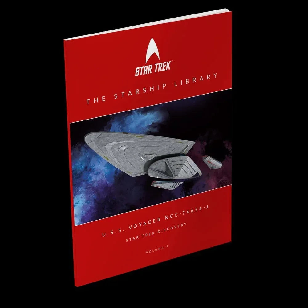 Star Trek Bibliotek Die-Cast U.S.S. Voyager NCC-74656-J 10 cm Master Replicas