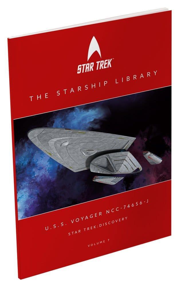 Star Trek Bibliotek Die-Cast U.S.S. Voyager NCC-74656-J 10 cm Master Replicas