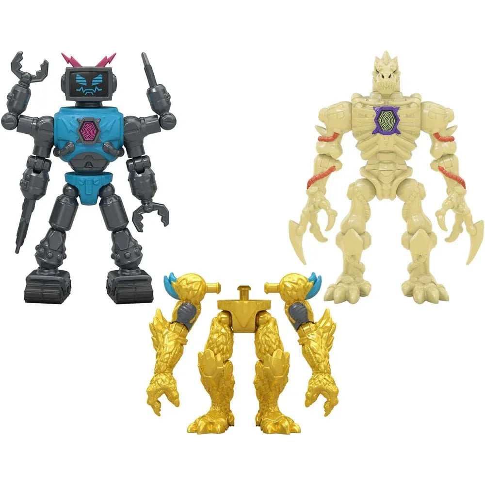 Mr. Beast Lab Hybrids Series 2 Mini Figuren 2er-Pack Lab-Bot vs Gid Skeleton 11 cm Moose Toys