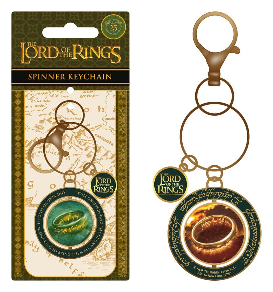 The Lord of the Rings Spinner Keychain Epic Journey