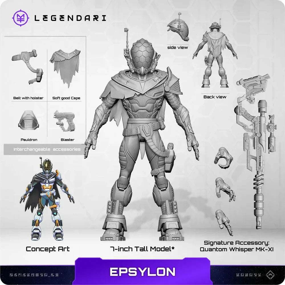 Legendari Actionfigur 1/10 Epsylon 18 cm MetaTravelers