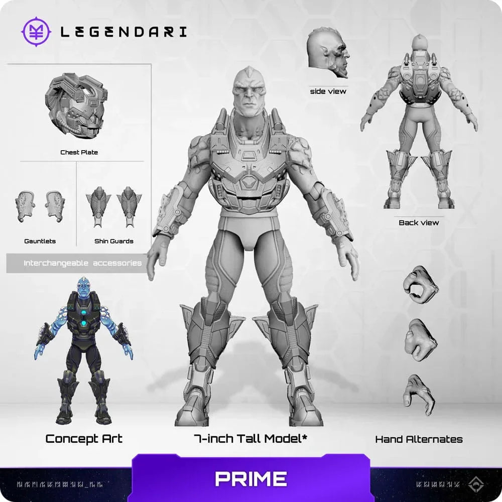 Legendari Actionfigur 1/10 Prime 18 cm - Det Perfekta Tillskottet För Din Samling MetaTravelers