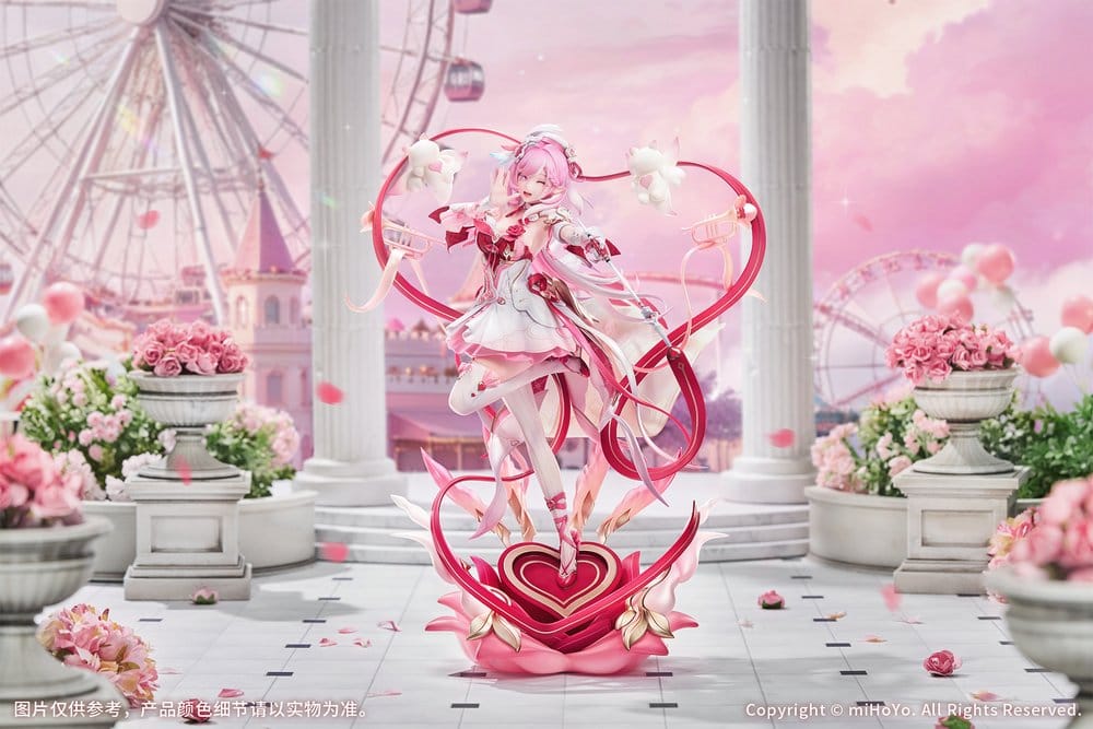 Honkai Impact 3rd PVC-figur i skala 1/7 – Elysia Hi Love Elf-version med bonus, 29 cm
