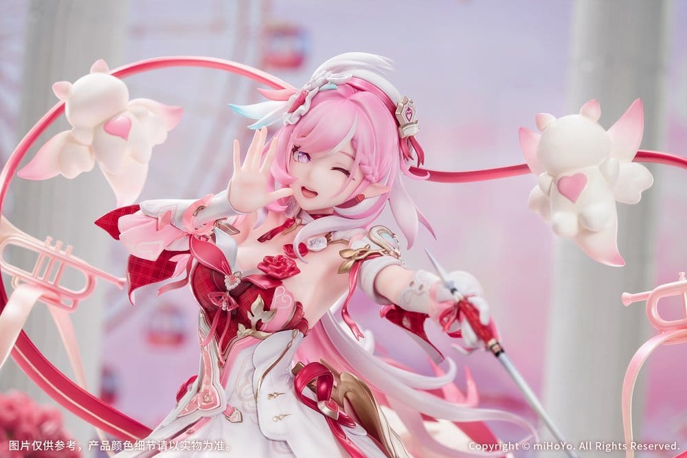Honkai Impact 3rd PVC-figur i skala 1/7 – Elysia Hi Love Elf-version med bonus, 29 cm