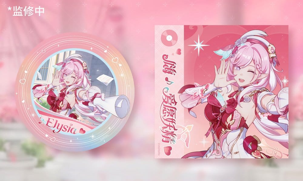Honkai Impact 3rd PVC-figur i skala 1/7 – Elysia Hi Love Elf-version med bonus, 29 cm