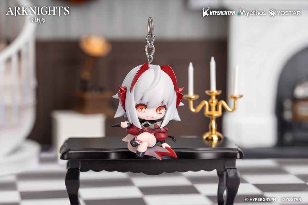 Arknights Figur i PVC Wiš'adel 5 cm Miniatur med Nyckelringsfunktion