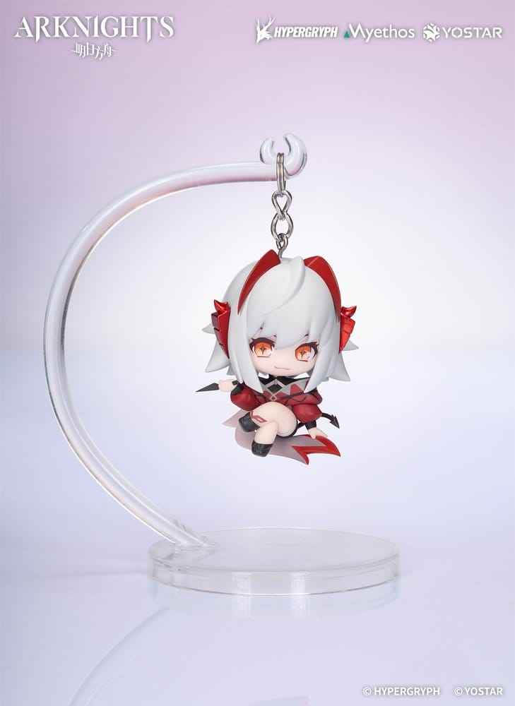 Arknights Figur i PVC Wiš'adel 5 cm Miniatur med Nyckelringsfunktion