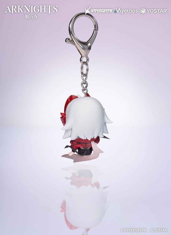Arknights Figur i PVC Wiš'adel 5 cm Miniatur med Nyckelringsfunktion