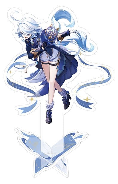 Genshin Impact Anniversary Celebration Series Acrylic Standee Furina 6th Anniversary 9 cm
