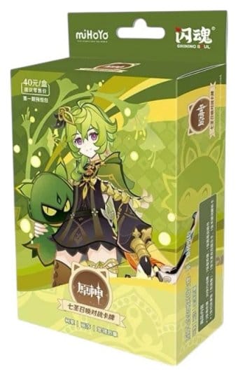 Genshin Impact Samlarkortspel - Förbyggt Startpaket 05 - Collei - Serie 1 *Kinesisk Version*