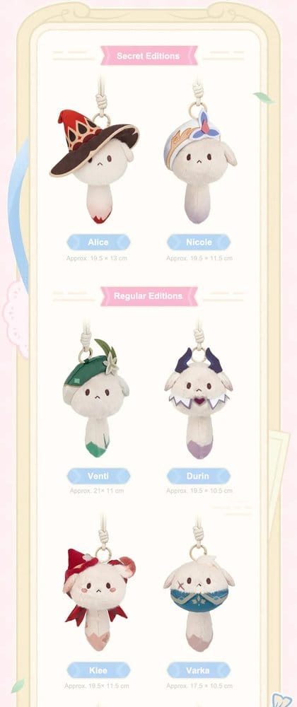 Genshin Impact gosedjur Tea Party Companion Dodoco Blind Box 17-20 cm Display (9)