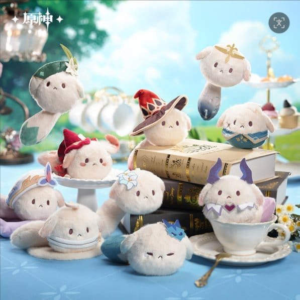 Genshin Impact gosedjur Tea Party Companion Dodoco Blind Box 17-20 cm Display (9)