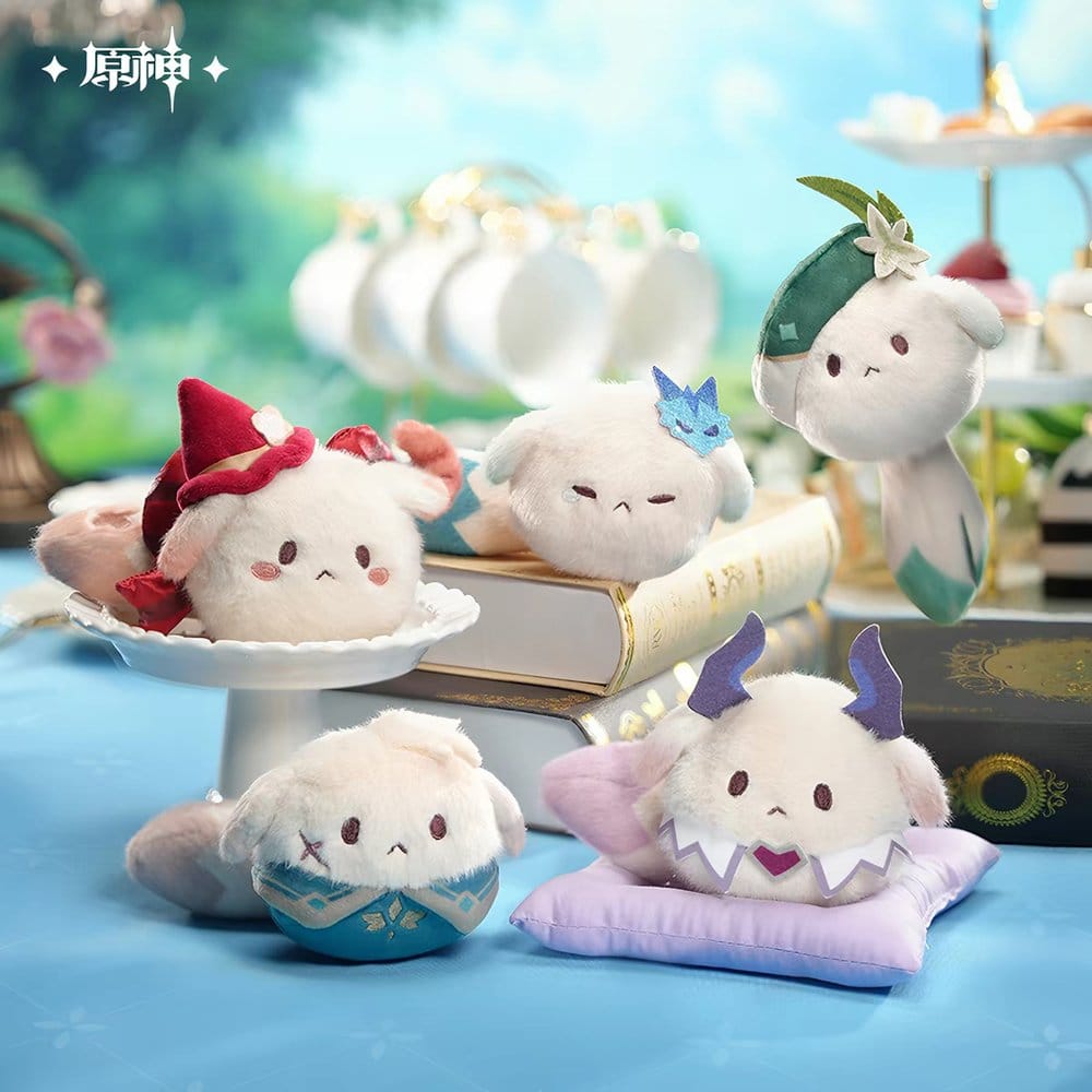 Genshin Impact gosedjur Tea Party Companion Dodoco Blind Box 17-20 cm Display (9)