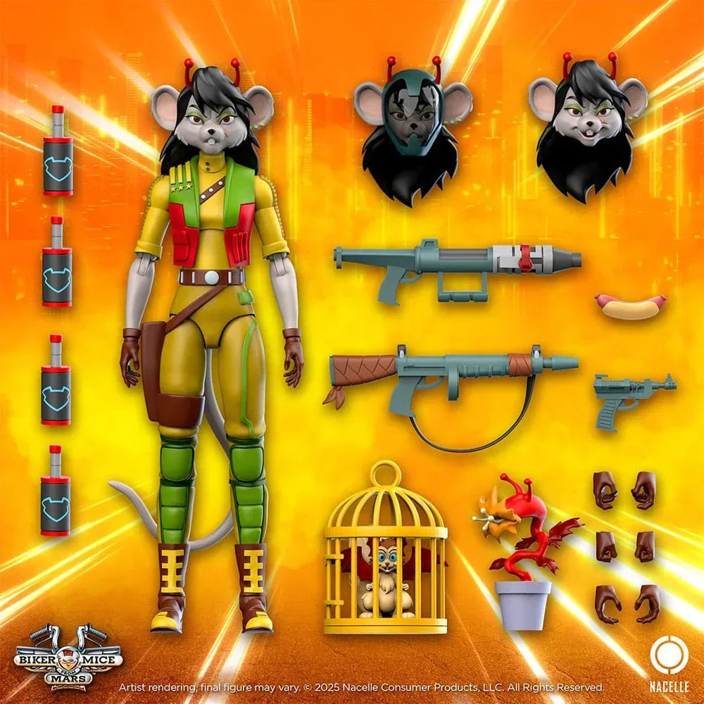 Biker Mice From Mars Action Figur Carbine 23 cm Nacelle Consumer Products