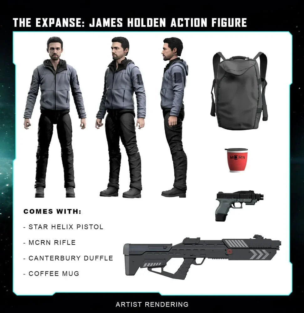 The Expanse Action Figur James Holden 20 cm Nacelle Consumer Products