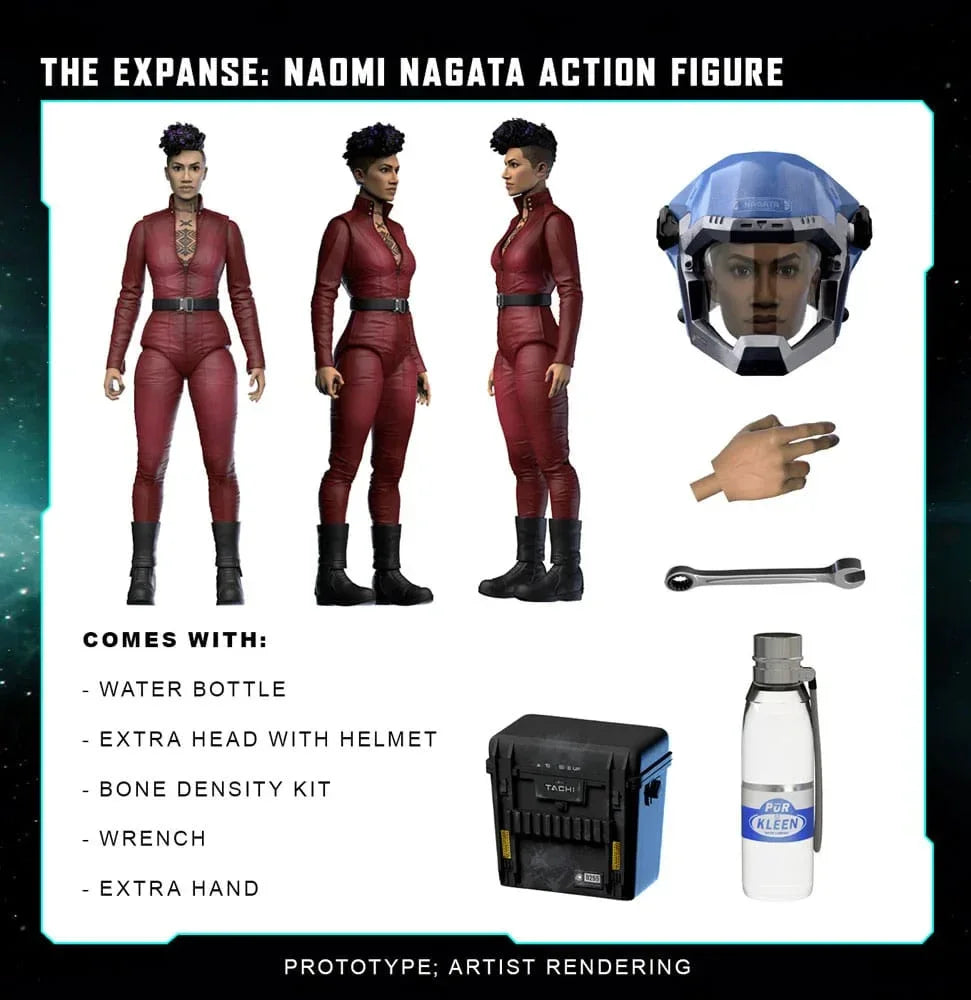 The Expanse Action Figur Naomi Nagata 20 cm Nacelle Consumer Products