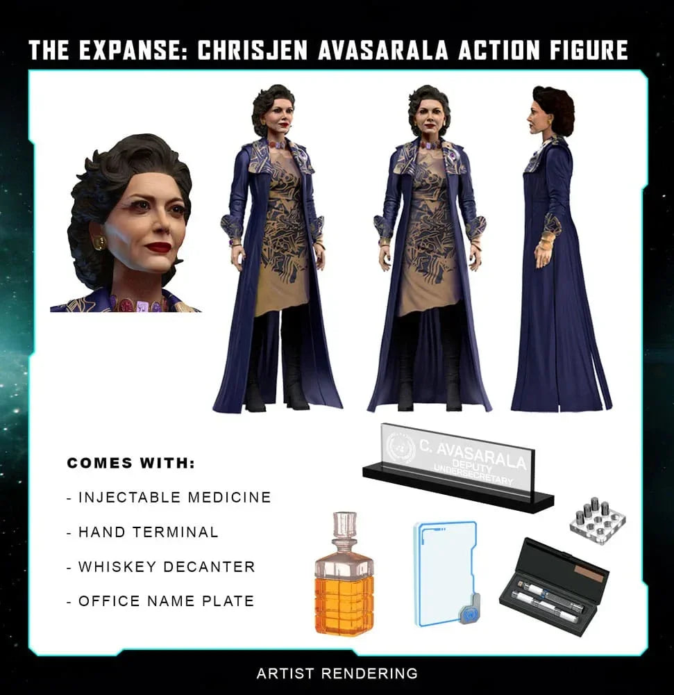 The Expanse Action Figur Chrisjen Avasarala 20 cm Nacelle Consumer Products