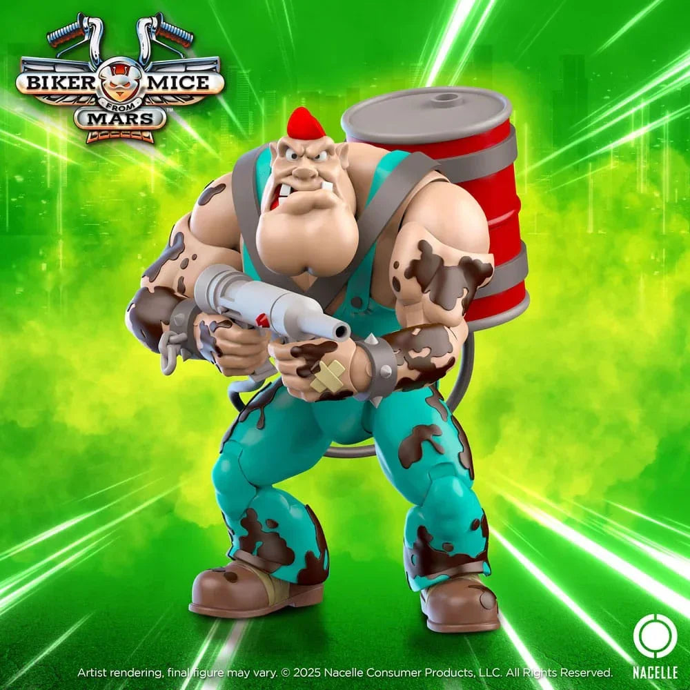 Biker Mice From Mars Action Figur Greasepit 18 cm Nacelle Consumer Products
