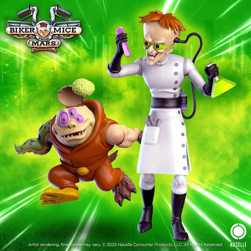 Biker Mice From Mars Action Figur Karbunkle & Fred The Mutant 23 cm Nacelle Consumer Products