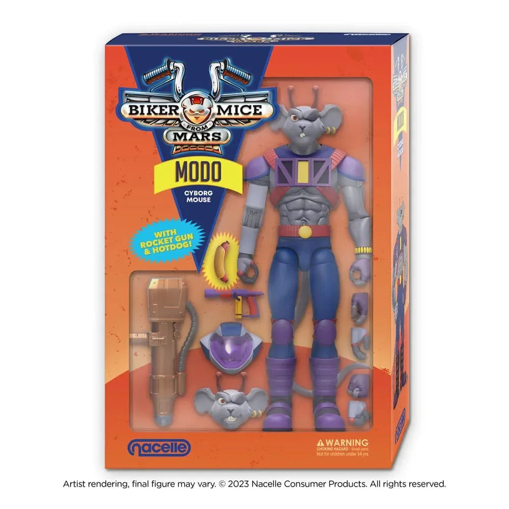 Biker Mice From Mars Action Figure Modo 20 cm Nacelle Consumer Products