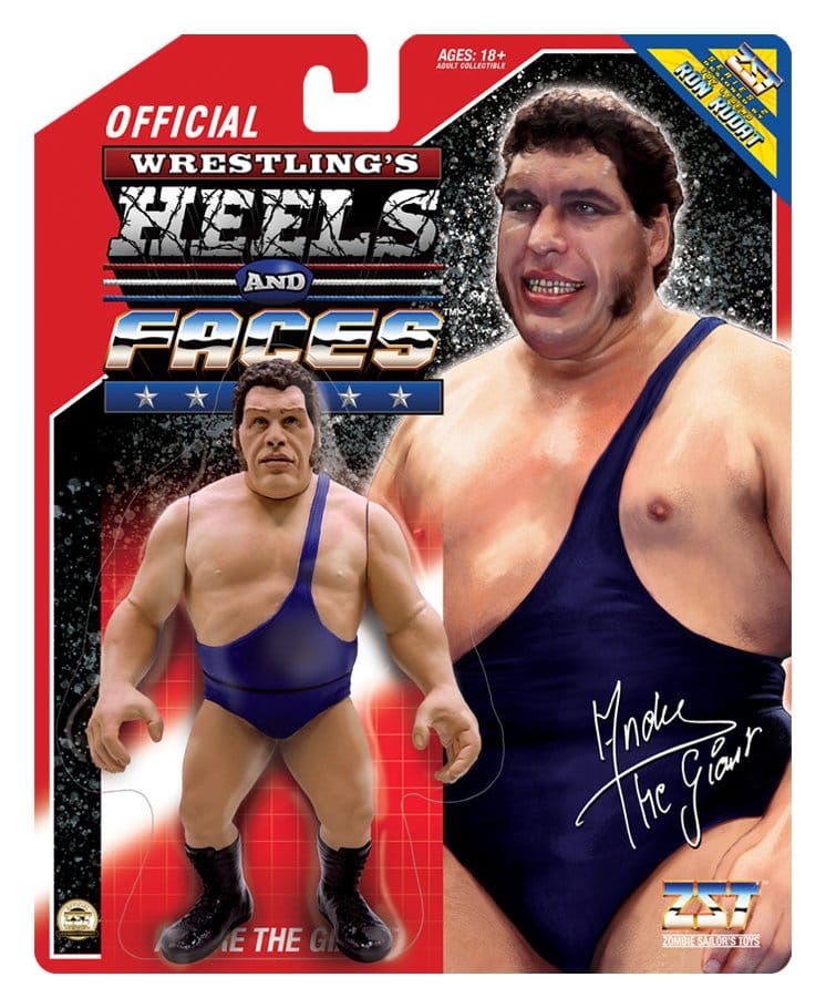 Zombie Sailors Toys actionfigur Andre the Giant med blå rem 11 cm