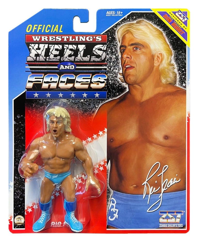 Zombie Sailors leksaksaktionsfigur Blue Gear Ric Flair utan blod, 11 cm