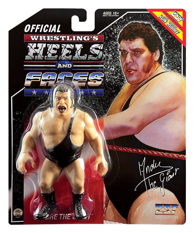Zombie Sailors Toys actionfigur Andre the Giant, svart dräkt, 11 cm