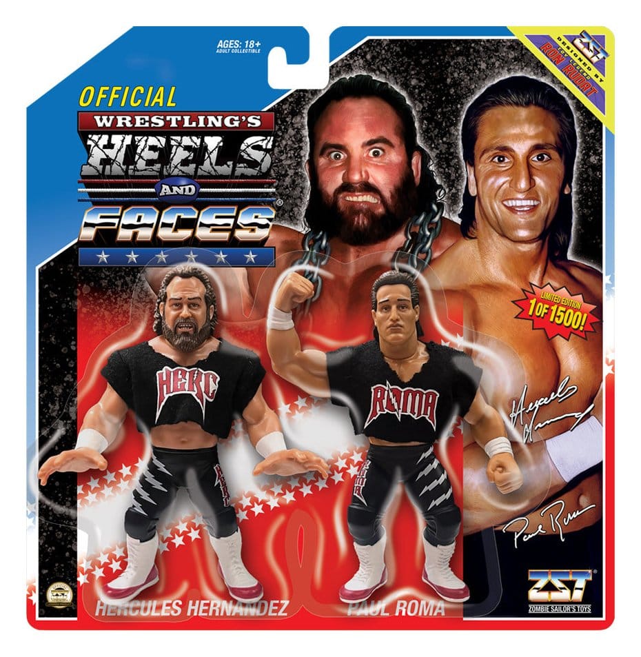 Zombie Sailors Toys Actionfigur 2-pack Svart Utrustning Hercules och Paul Roma 11 cm