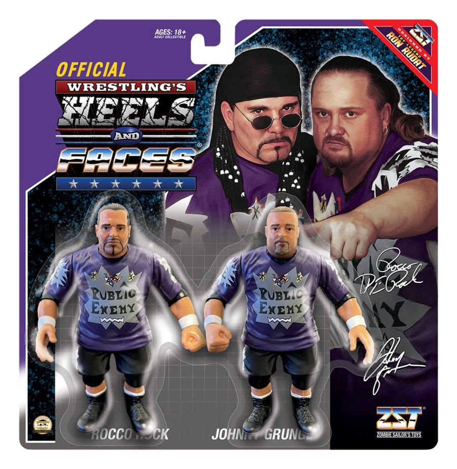 Zombie Sailors Toys Actionfigur 2-paketer Rocco Rock och Johnny Grunge Public Enemy 11 cm